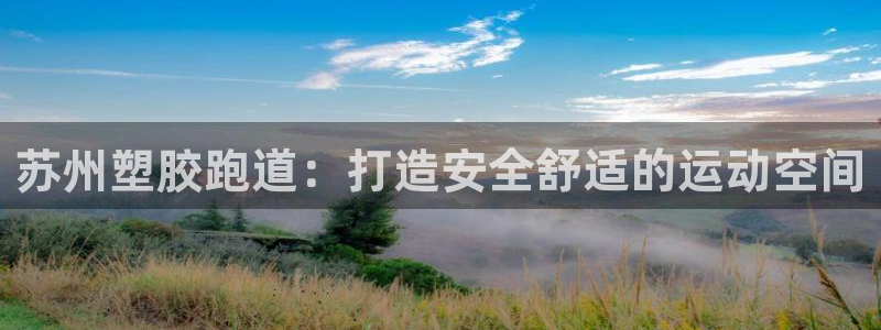 谈球吧平台：苏州塑胶跑道：打造安全舒适的运动空间
