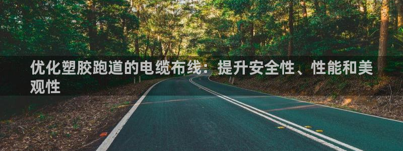 谈球吧体育app官网下载安卓：优化塑胶跑道的电缆布线：提升安全性、性能和美
观性