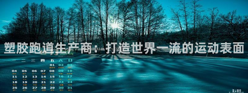 谈球吧网页登录：塑胶跑道生产商：打造世界一流的运动表面