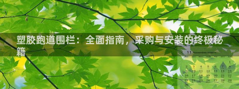 谈球吧体育app下载足球比赛视频：塑胶跑道围栏：全面指南，采购与安装的终极秘
籍