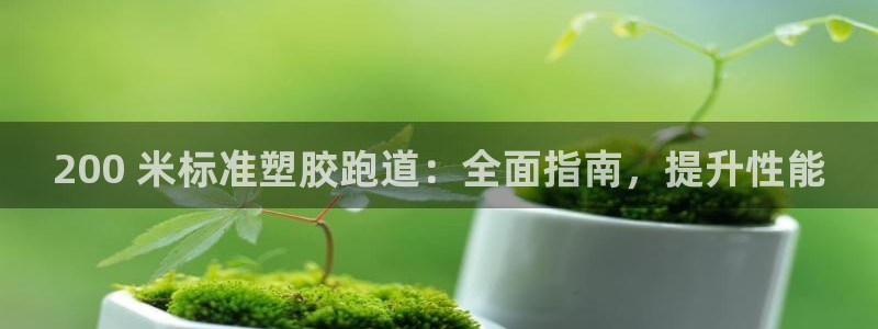 谈球吧官网在线入口免费观看：200 米标准塑胶跑道：