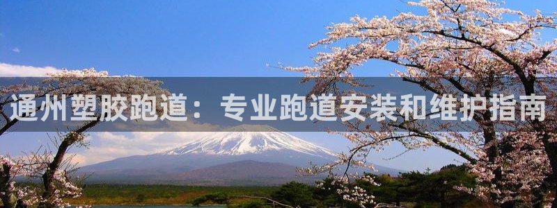 谈球吧app体育下载：通州塑胶跑道：专业跑道安装和维护指南