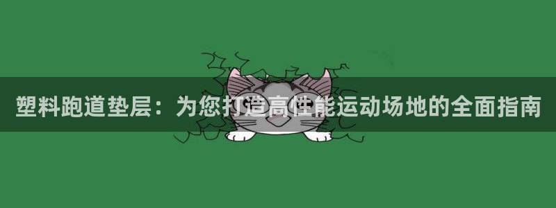 谈球吧真人：塑料跑道垫层：为您打造高性能运动场地的全面指南