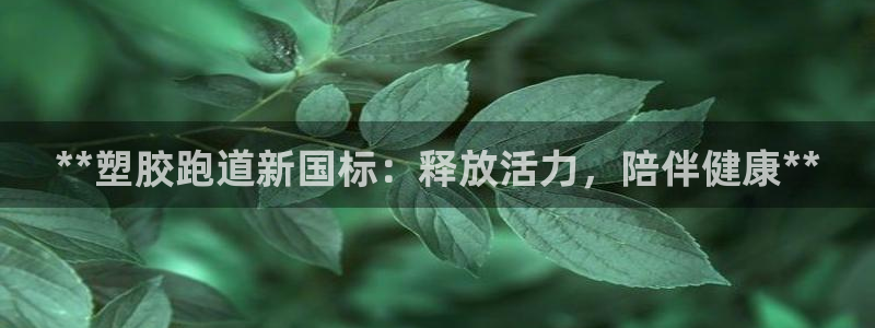 谈球吧平台app：**塑胶跑道新国标：释放活力，陪伴健康**