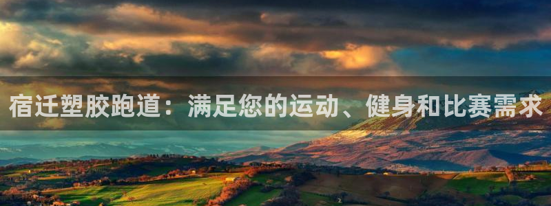 谈球吧官网在线入口手机版下载：宿迁塑胶跑道：满足您的运动、健身和比赛需求