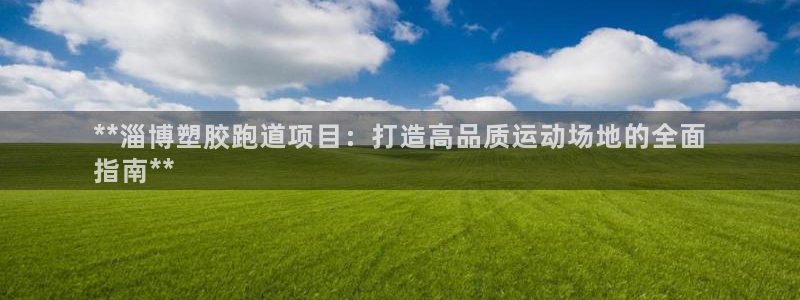 谈球吧nba：**淄博塑胶跑道项目：打造高品质运动场地的全面
指南**