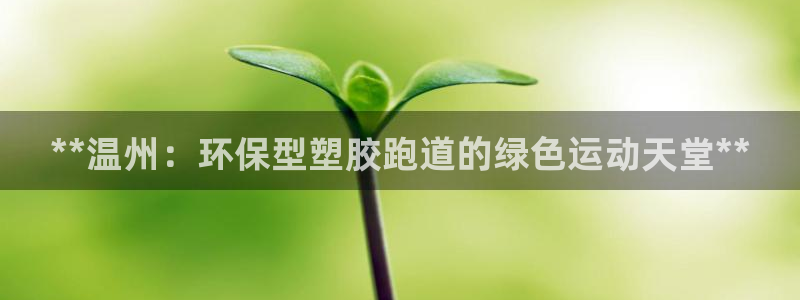 谈球吧app赛事分析在哪里看到：**温州：环保型塑胶跑道的绿