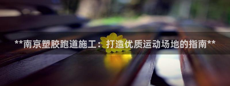 谈球吧论坛：**南京塑胶跑道施工：打造优质运动场地的指南**