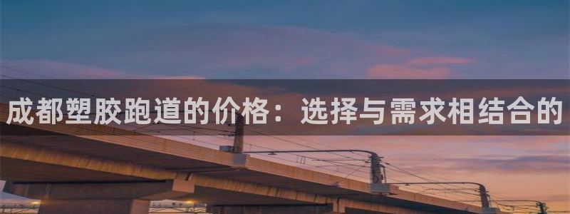 谈球吧tvt：成都塑胶跑道的价格：选择与需求相结合的