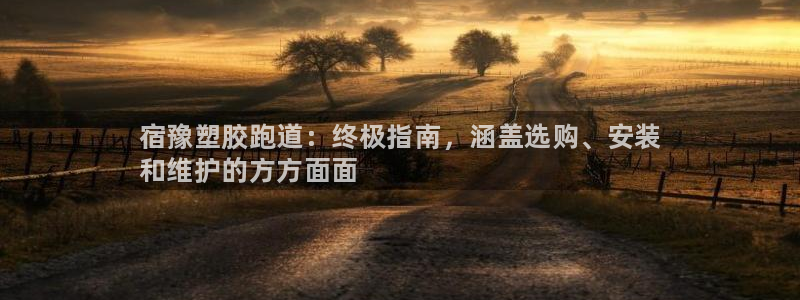 谈球吧体育app官网下载：宿豫塑胶跑道：终极指南，涵盖选购、安装
和维护的方方面面
